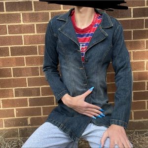 Vintage Denim Trench